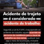 Acidente de trajeto é considerado acidente de trabalho ! Acidente de trajeto é considerado acidente de trabalho !
