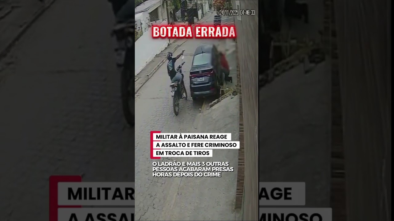 Policial Militar reage e atira em assaltante na Ur-07 Várzea!