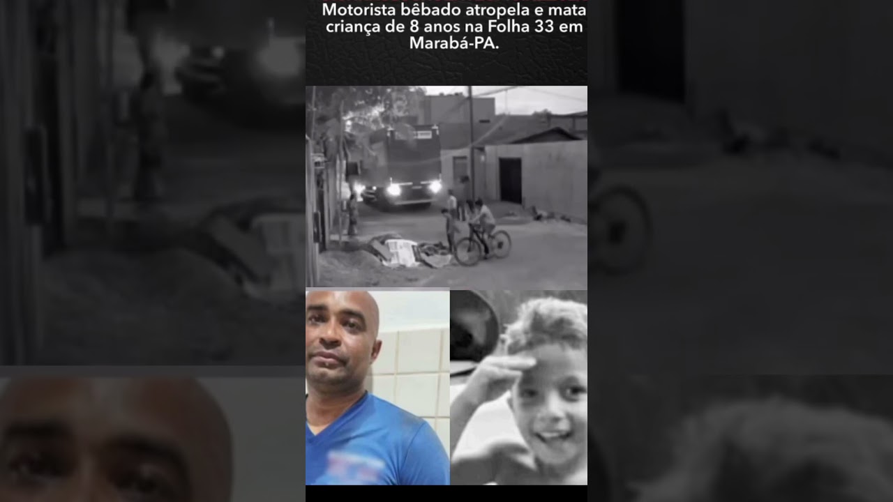 Motorista bêbado atropela e mata menino de 08 anos no Pará! 💔😭