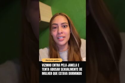 Mulher sofre tentativa de abuso sexual dentro do próprio condomínio! Ela dormia quando foi atacada . Mulher sofre tentativa de abuso sexual dentro do próprio condomínio! Ela dormia quando foi atacada .
