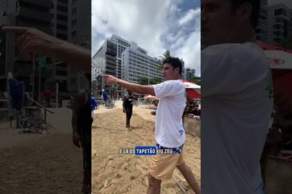 prefeito de Camaragibe @diegorcabral é craque no futvôlei !