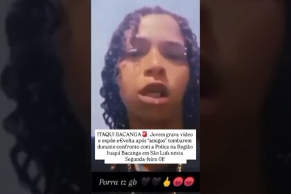 Jovem ficou revoltada após amigos morrerem em confronto com a polícia no Maranhão !