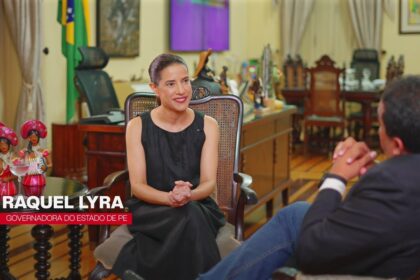 entrevista com a governadora de Pernambuco