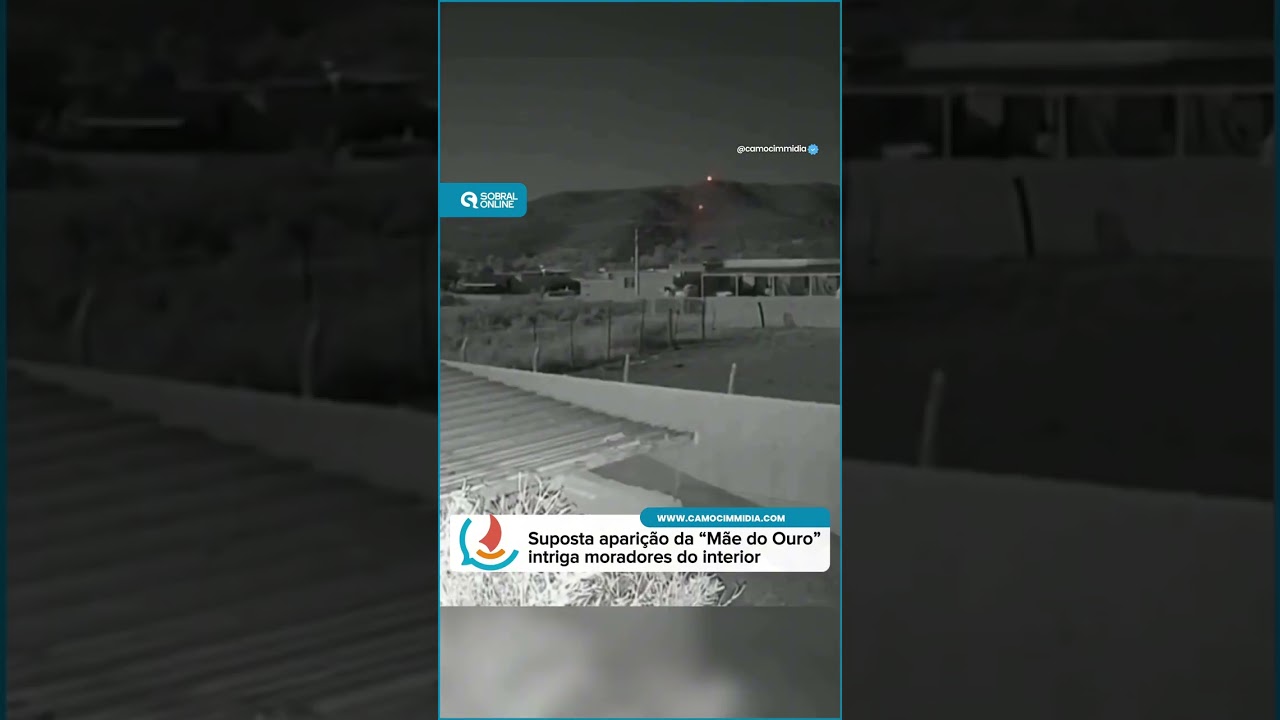 SUPOSTA APARIÇÃO DA “MÃE DO OURO” VOLTA A INTRIGAR MORADORES DO INTERIOR!
