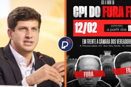Protesto na frente da Câmara do Recife a favor da CPI contra João Campos acontece nesta quinta (12)