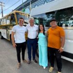 Jaiminho reforça transporte escolar de Glória do Goitá com seis novos veículos
