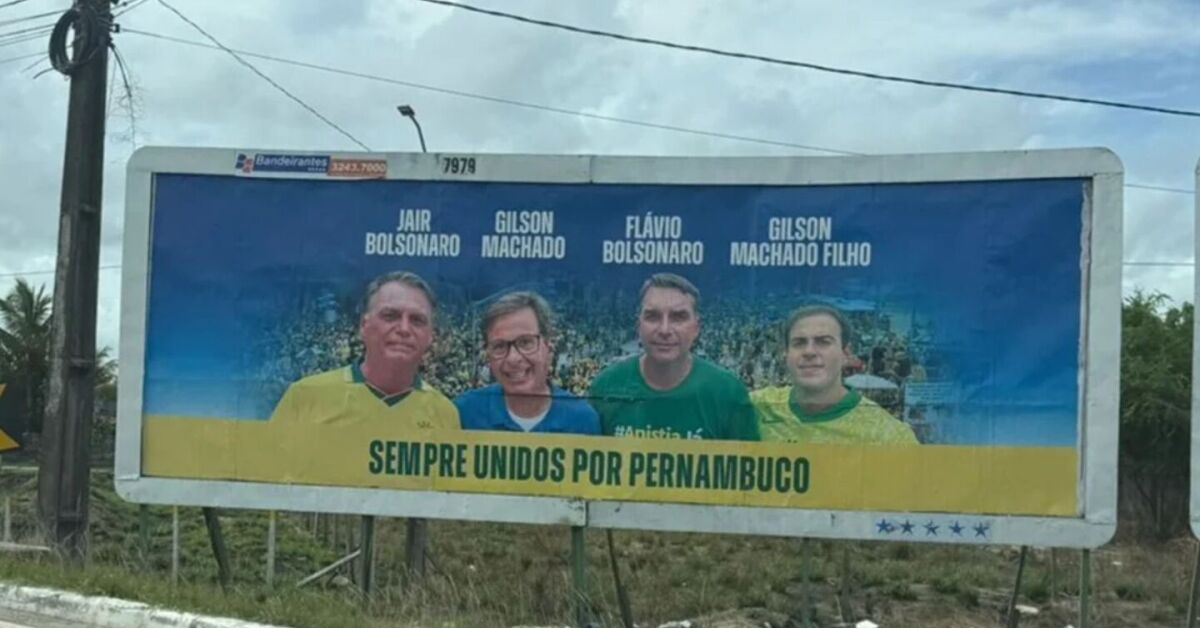 PT vai acionar Justiça contra Gilson Machado por outdoor e adesivos em apoio a Flávio Bolsonaro