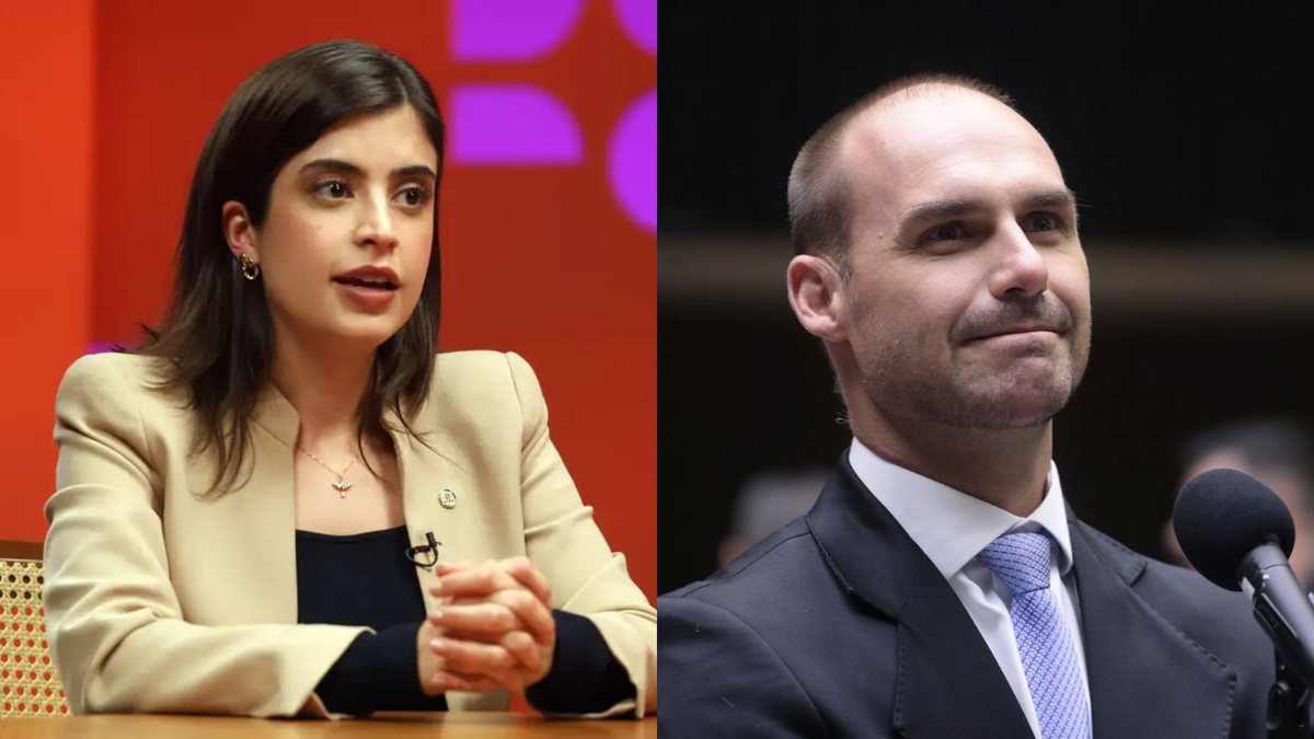 Carmen Lúcia acompanha Moraes para condenar Eduardo Bolsonaro por post contra Tabata