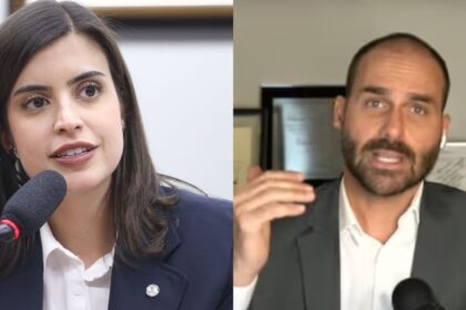 STF forma maioria para condenação de Eduardo Bolsonaro por difamação à Tabata Amaral
