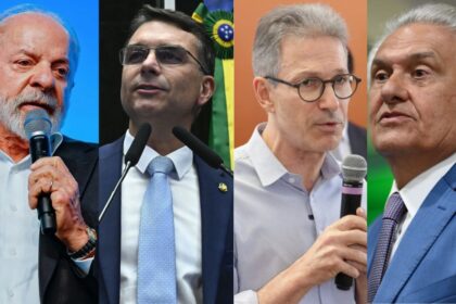 Nexus: no 2º turno, Lula tem empate técnico com Flávio, Zema e Caiado