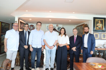 Jarbas Vasconcelos e Jarbas Filho recebem Raquel Lyra e ministro do TCU no Recife Jarbas Vasconcelos e Jarbas Filho recebem Raquel Lyra e ministro do TCU no Recife