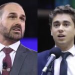 “Mesmo time”: Após bate-boca com Eduardo Bolsonaro, Nikolas Ferreira se encontra com Flávio