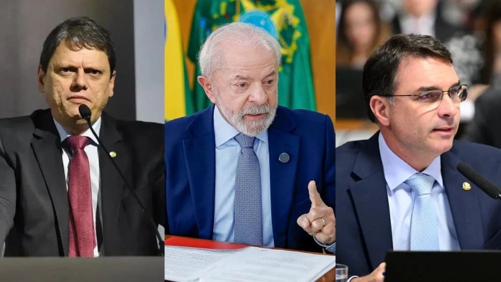 Eleições 2026: Tarcísio de Freitas diz que Flávio Bolsonaro pode vencer Lula no primeiro turno Eleições 2026: Tarcísio de Freitas diz que Flávio Bolsonaro pode vencer Lula no primeiro turno