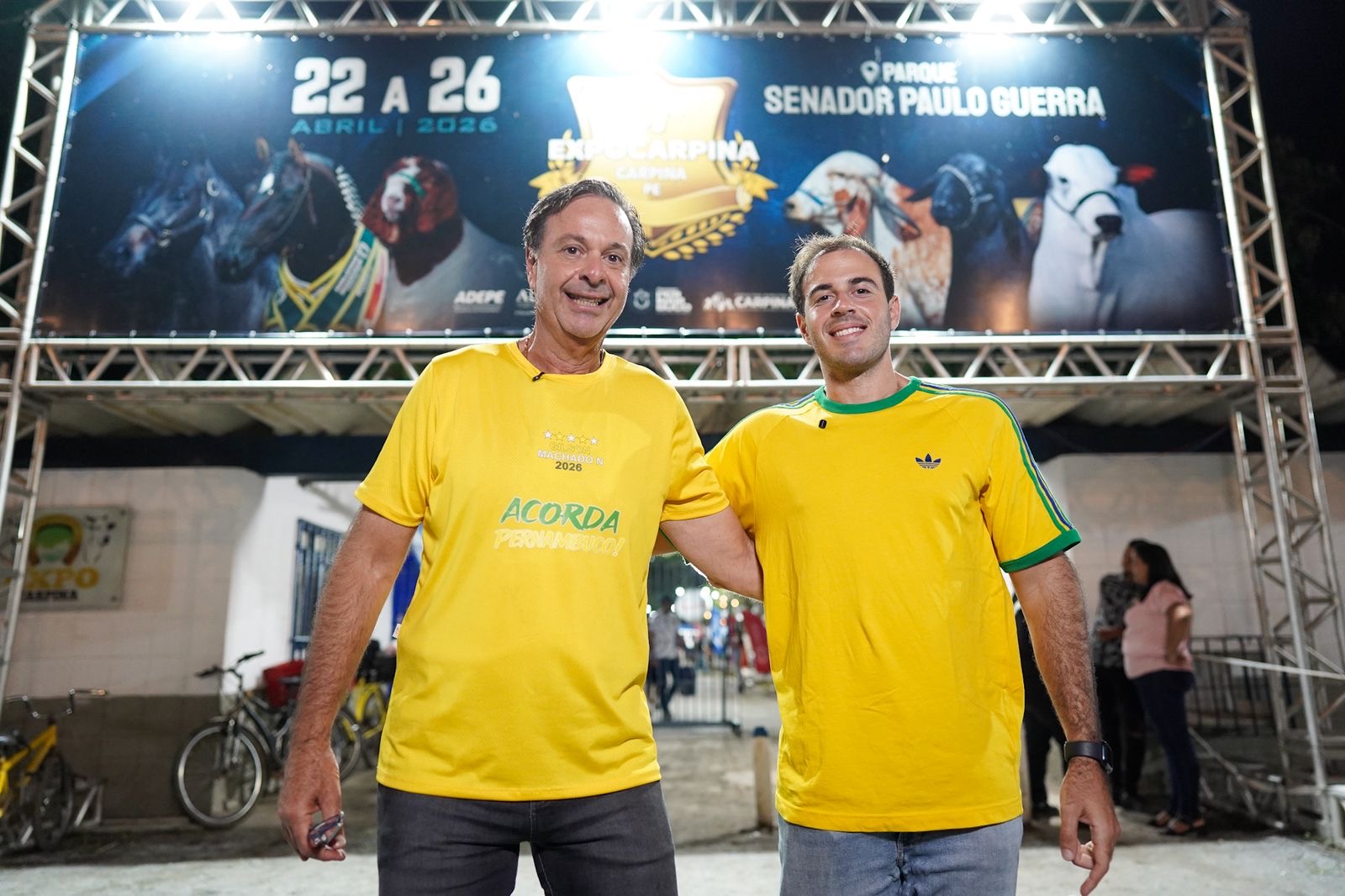 Gilson Machado e Gilson Filho vão à 47a Expocarpina